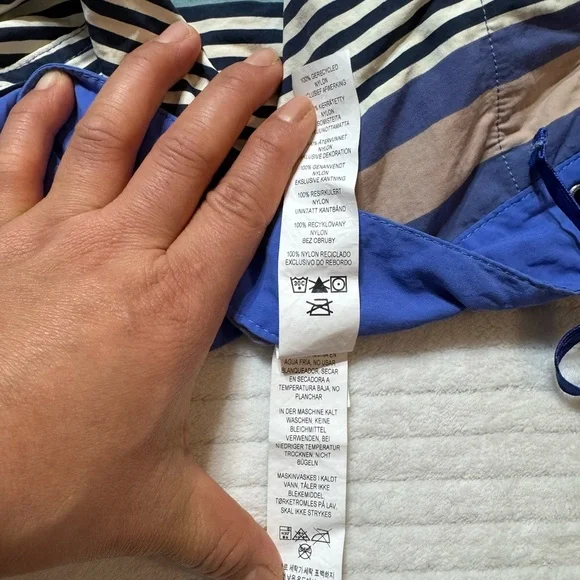 Patagonia Blue and White Striped Shorts - Picture 4 of 5